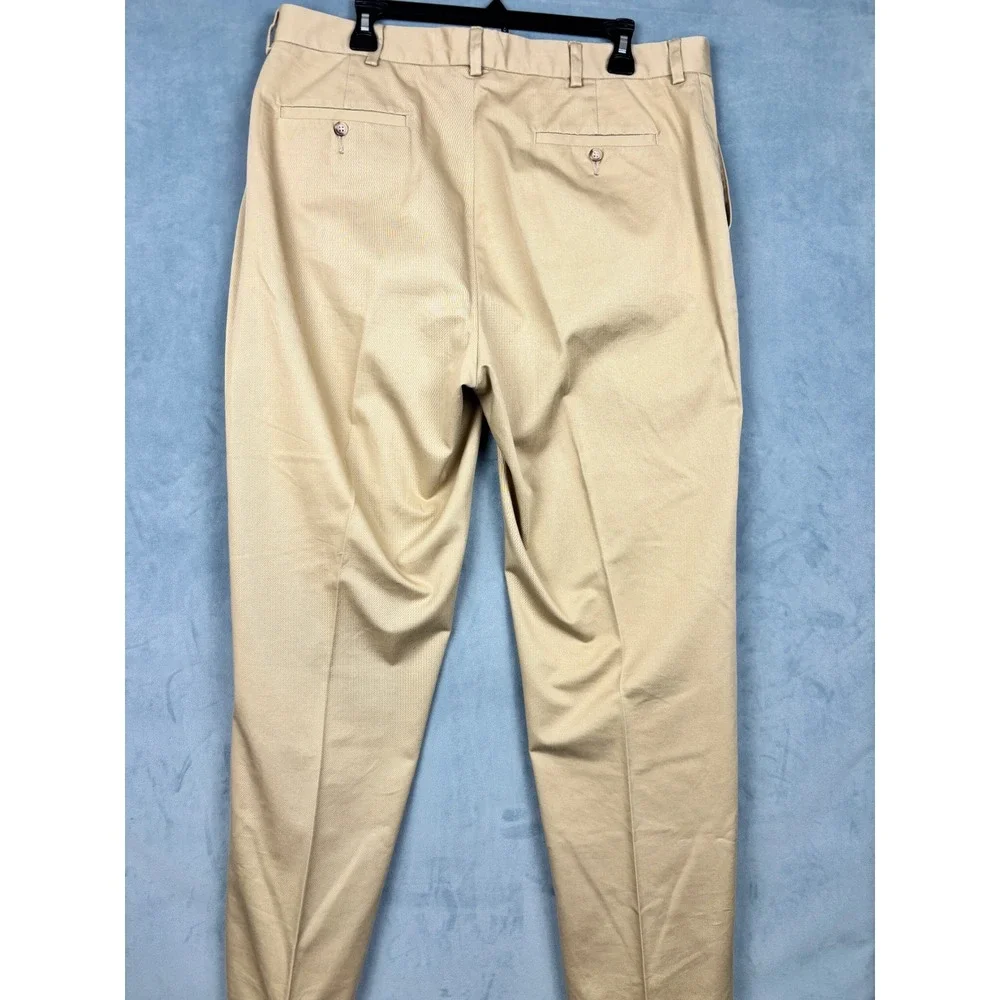 Polo Ralph Lauren Mens Khaki Chino Pants Tan Cotton Straight Leg 38x32